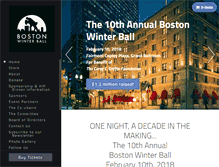 Tablet Screenshot of bostonwinterball.com